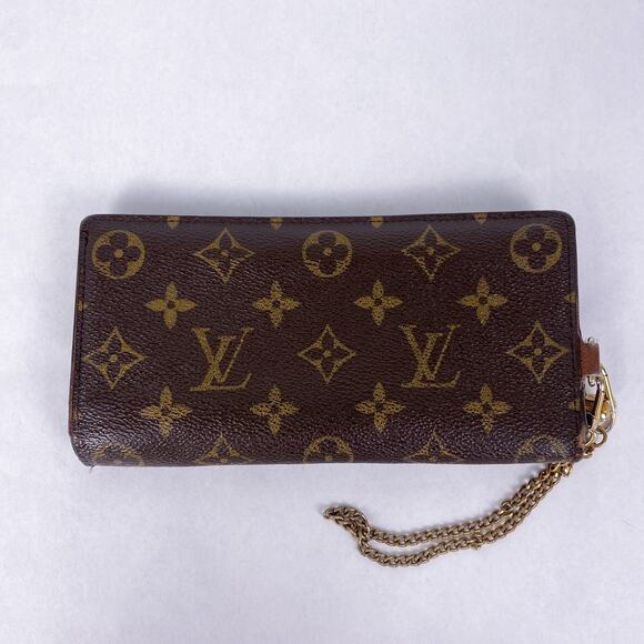 LOUIS VUITTON Portefeuille Accordion Long Wallet Monogram Brown - Picture 9 of 11